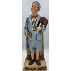 Eleanor Roosevelt McCormick Distilling Americana Porcelain Decanter EMPTY oops!